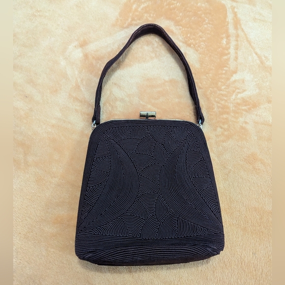 Vintage brown Normandie bag - Picture 3 of 9